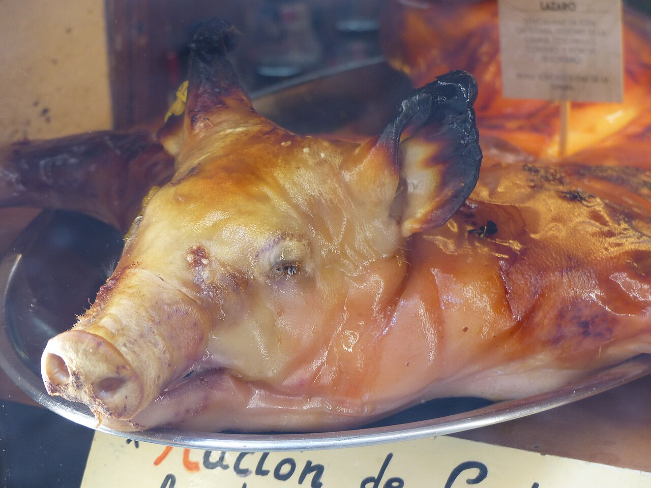 Roast suckling pig