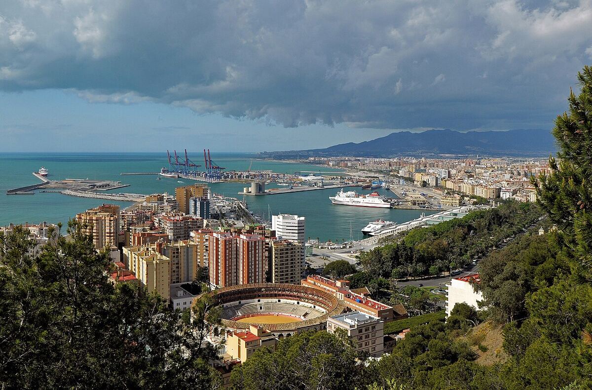 Málaga port